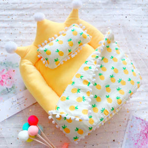 Labubu Plush Doll Bedding Set Cotton Stuffed Toy Boy Girl Universal Physical Goods Instant Delivery Three-Piece Quilt Pillow