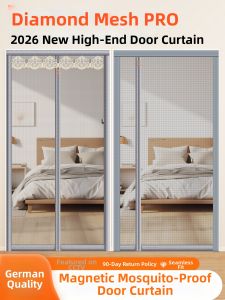 SHULIAN | Magnetic Anti-Mosquito Door Curtain Self-Adhesive Full Magnetic Strips