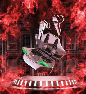 Gaming Headset TWS หูฟังบลูทูธ ชุดหูฟังไร้สาย เสียงเบสสเตอ ไมโครโฟน TWS Wireless Bluetooth Headset