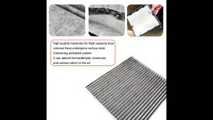 YONGRUN 1/2/5PCS Car Air Filter Suitable For Toyota/Lexus CF12157 CAF1950P C214711C 87139-0R030 72880-FL00A Carbon Fiber Filter