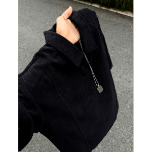 LIUBU | Breathable Summer Polo Shirt with Deconstructed Turn-Down Collar Half Sleeve