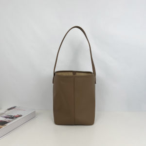 Japanese Style Tote Bag Womens Large Capacity Commuter Bag Handheld Shoulder Bag Underarm Bag Bucket Bag Soft PU Leather