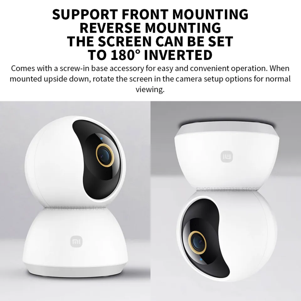 Xiaomi 2K 1296P PTZ Security Camera - 360° WiFi, Night Vision, Motion Detection, App Control