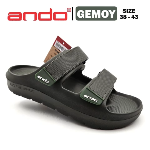 Sandal Anak Remaja Laki Laki – Sandal Pria Dewasa – ANDO – GEMOY – Size 38-43 – Slip On – Slop – Casual – Outdoor – Fashion Olive