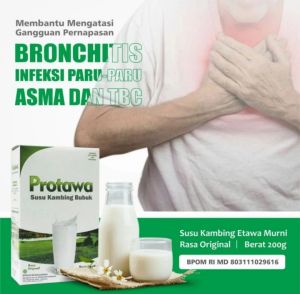 Susu Kambing Etawa Protawa 200 gram Mengatasi Masalah Pernafasan Seperti AsmaFlek ParuBronchitis