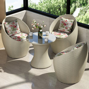 Modern Minimalist Outdoor Rattan Furniture Set