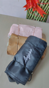 Foldable 4in1 Travel Cosmetic Bag Large Capacity Detachable Mesh Pouch Compact Travel Toiletries Bag