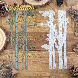 Original Lovely Briches Trees Winter Forest Metal Cutting Dies Scrapbooking Decorative Embossing