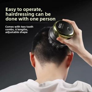 MONLEYTA | Automatic Self-Service Hair Clipper Mens Buzz Cut Multifunctional Lazy Bald Head Special Tool German Flying Saucer Brand New