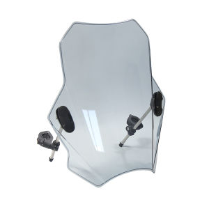 Motorcycle universal Windshield With bracket scooter scooter big bike sports all models .All motorcycles with handlebar diameter 22 mm./ 25 mm./ 28 mm. Windshield For A Harley Davidson - Lazada