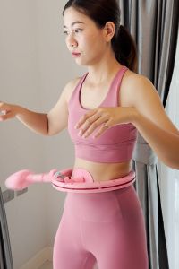 OML H1 ฮูลาฮูปอัจฉริยะ นับรอบแม่นยำด้วย Pedometer คลื่นแม่เหล็กแท้ ใช้พื้นที่เล่นน้อย รับประกัน ไม่ตกพื้น ไม่ต้องก้มเก็บ