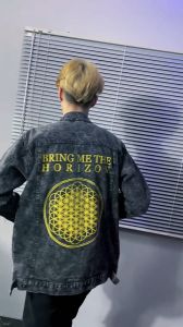 FALPROJECT DENIM JACKET  / BASIC SABLON / BMTH 001 STONEBLACK