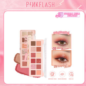 PINKFLASH PinkDessert Pink Dessert 12 shades eyeshadow palette High pigment Fine and smooth powder Beauty Cruelty-Free