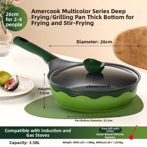 AMERCOOK | Non-stick Titanium Frying Pan