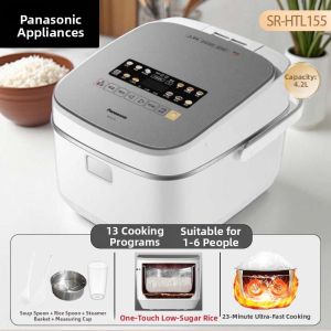 Panasonic | Low Sugar Smart Multi-functional Rice Cooker 4.2L