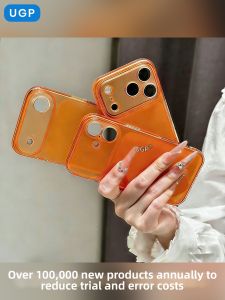 UGP | 2026 New Slim Lightweight Matte Orange Full-Enclosure Phone Case