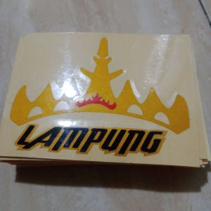 Sticker siger lampung Stiker lampungStiker lampung new season duaStiker lampung desain terbaru.1pcs