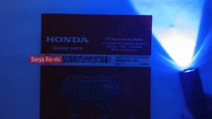 Kampas Rem Depan Cakram Karisma Mega Pro Revo Supra Fit X 125 Tiger Original Honda 100%