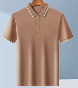 Áo Thun Polo Nam Mùa Hè Thường Ngày Đa Năng Cổ Polo Dài Tay Thương Mại Thời Trang Thành Phố Thanh Lịch Màu Trơn Thoáng Khí