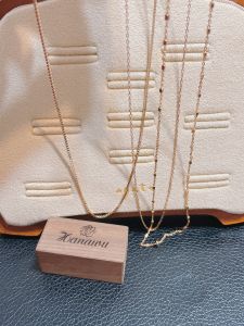 สร้อยคอเงินแท้ชุบทอง 14K คุณภาพสูง โซ่แบบปรับได้ จี้ จี้แบบดึงได้ เครื่องประดับแฟชั่นสำหรับผู้หญิง จี้รูปทรงต่างๆ