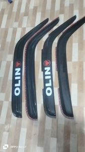 Bộ vè che mưa cao cấp dành cho xe tải Ollin 2012-2016 loại không có lỗ gương trên cửa hàng đẹp (bộ 2 cái)