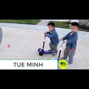 Xe trượt cho bé xe trượt Scooter bánh xe phát sáng tự động cho bé