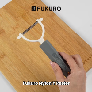Fukuro Nylon Y Peeler – Kitchen Fruit Vegetable Peeler & Shredder with Sharp Blade Non-Slip Handle Kitchen Accessories