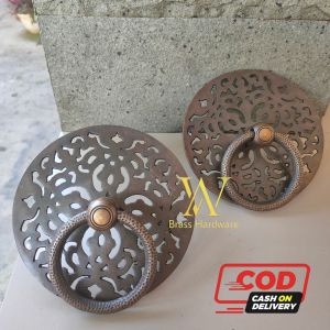 Handle Pintu Rumah Kuningan Motif Gby 060 Antik 2 pcs