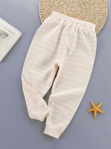Pure Cotton Childrens Pants for Boys And Girls Baby Autumn Spring Long Pants Comfortable Breathable Skin-friendly Clothes