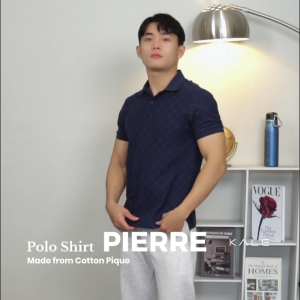 Kale Pierre Polo Shirt Cotton Pique Asian Fit