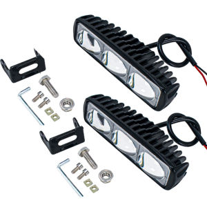 30W LED Forklift Safety Lights Red Linear Warehouse Hazardous Area Warning Light 12V-80V Safety Spot Light for Material Handling