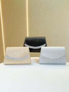 กระเป๋าถือหรูหรา MissingYou กระเป๋าสะพายข้างแฟชั่น กระเป๋าถือสำหรับงานเลี้ยง กระเป๋าสะพายไหล่ข้างเดียว กระเป๋าถือแบบหนัง PU