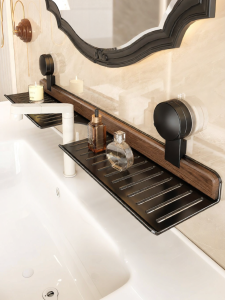 SUOBAI | Suction Cup Bathroom Storage Rack