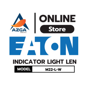 INDICATOR LIGHT LENFLAT WHITE COLOUR EATON รุ่น M22-L-W BY AZGA Electric