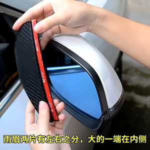 Set 2 Miếng Dán Gương Chống Nước Xe Ô TÔ Miếng Dán Gương Chiếu Hậu Chống Bụi Cho Xe Hơi Nhỏ Gọn