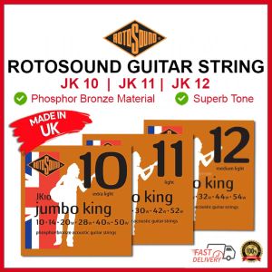 ROTOSOUND JK10/JK11/JK12 - Jumbo King Phosphor Bronze Acoustic Guitar SET String