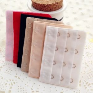 🇲🇾(READY STOCK KL) (1PC) (5cm x 7.5cm) 4 Hook 3 Raw Lady Womens Bra Extenders Bra Strap Extension Adjustable Extension