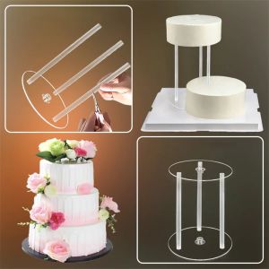 Multi-Layer Cake Support Frame Practical Stands Mold Round Dessert Support Spacer Piling Bracket Kitchen DIY Cake Decor Tool New
