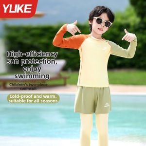 Yuke | Bộ Bơi Dài Tay và Quần Đùi Thermal Cho Bé Trai