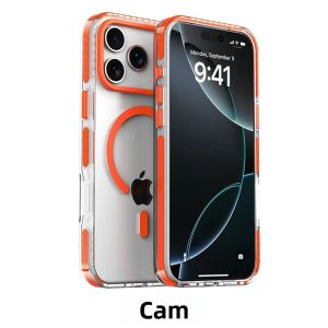 Ốp Viền Silicon Từ Tính Nhiều Màu Sắc Cho iPhone 18/17/16/15/14 Plus 13/12 Pro Max Tương Thích Magsafe Chống Sốc Hỗ Trợ Sạc Không Dây