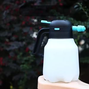 Car Washing Foam Sprinkling Pot Bottle Watering Cans 1.8L Foam Sprayer Electric Car Cleaning Bottle Manual Sprayer