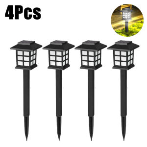 1/2/4/6/8/12Pcs Solar LED Pathway Lights Outdoor Waterproof Walkway Garden Decor Street Lamp for Landscape Yard Patio Driveway