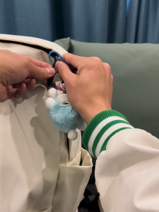 LD-C1248 Gantungan Kunci Hiasan Tas Boneka Cute Coal Balls / Gantungan Hp Lucu Strap Phone Keychains