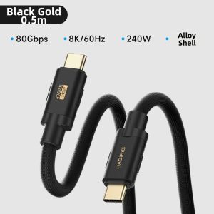 Hagibis | Full Function High-Speed Transmission Thunderbolt 5 Data Cable 40/80/120Gbps