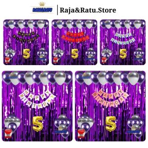 Paket Set Pesta Ulang Tahun Dekorasi Happy Birthday Anak-anak Cowok Dan Cewek Dekorasi Ultah Simple