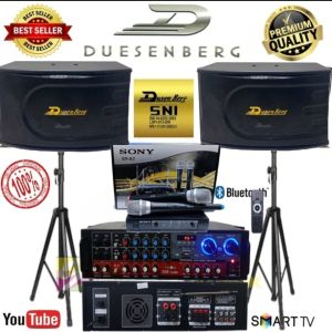 Paket Karaoke Speaker Dusenberg 10 inch Bluetooth USb Rumahan & outdoor indoor Original Sound System