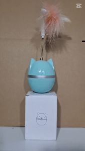 Đồ chơi cho mèo đầu mèo lật đật kèm lông vũ có chuông cho mèo giúp giảm strees cho mèo đồ chơi cho thú cưng - Nuôi Pet Shop