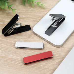 Folding phone Holder Metal Aluminium Alloy Stick on Back Hidden Slim Mini Foldable Mobile Phone UniversalKickstand Stand Holder