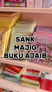 Sank Magic Book / Magic Practice Book 1 set isi 4 buku + pen + refill / Set Buku Latihan Belajar Menulis PAUD Preschool TK Huruf Angka