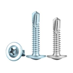 POWER&STRONG | Stainless Steel Flat Head Drill Tail Self-Tapping Screw M4.2 M4.8